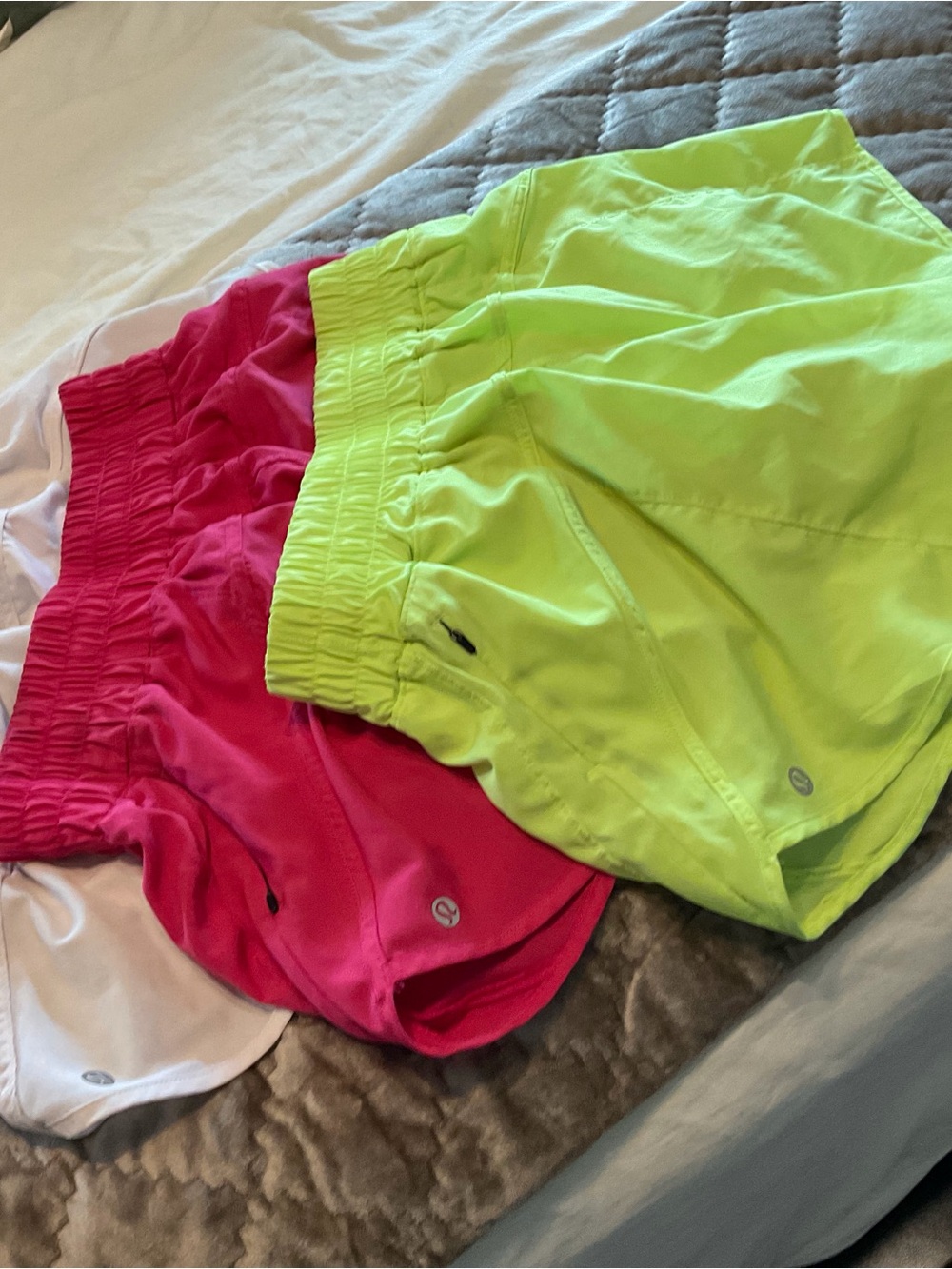 lululemon athletica Neon Yellow and Hot Pink Athletic Shorts (2-Pack)